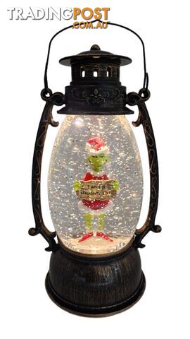 Cotton Candy - Xmas Dr. Seuss Grinch â€˜ I Am The Naughty List â€™ Brass Lantern - Cczxgr52 - 9353468016832