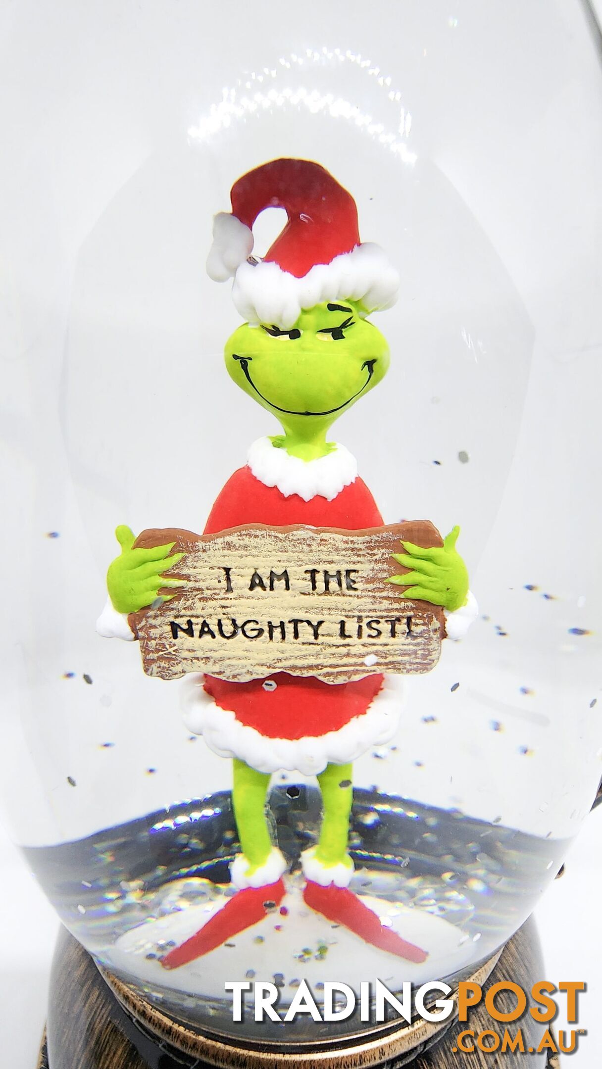 Cotton Candy - Xmas Dr. Seuss Grinch â€˜ I Am The Naughty List â€™ Brass Lantern - Cczxgr52 - 9353468016832