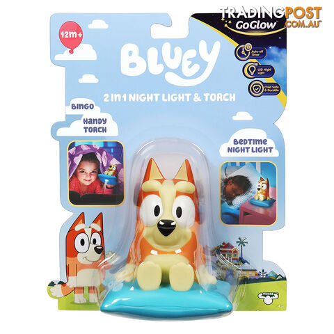 Bluey - Homewares - Goglow Buddy Bingo Night Light And Torch   Mj14311 - 630996143117