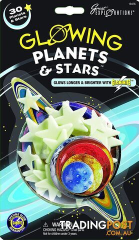 Great Explorations Glow In The Dark Planets & Stars University Games Ug19476 - 40595194760