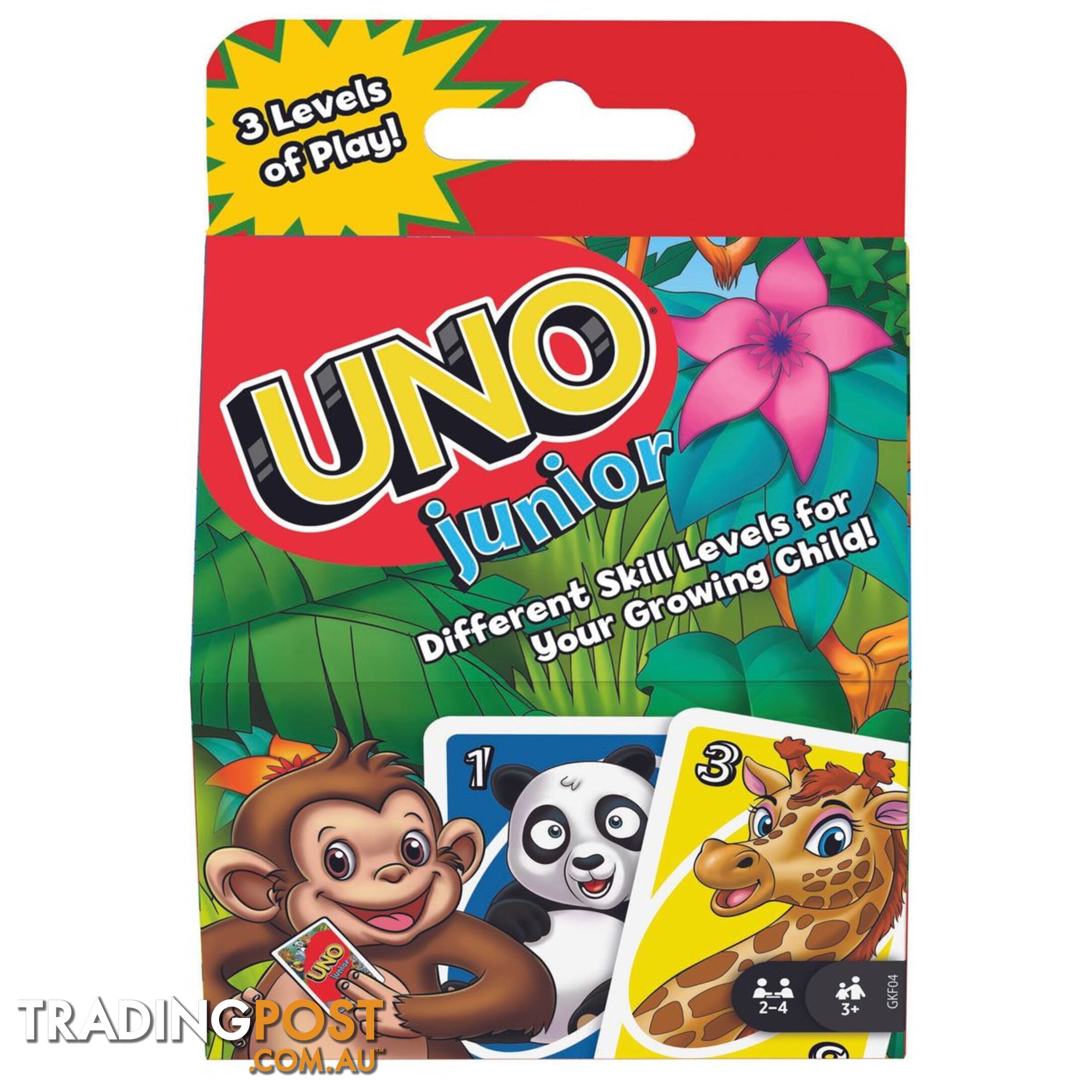 UNO Junior Refresh Card Matching Game For 3+ Magkf04 - 887961824728