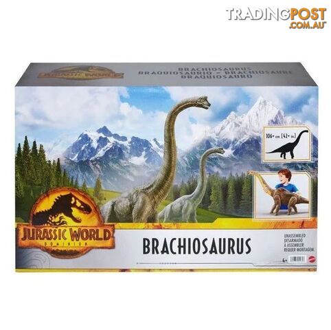 Jurassic World Dominion Dinosaur Toy Brachiosaurus 32 Inch Long Action Figure - Mahfk04 - 194735041657