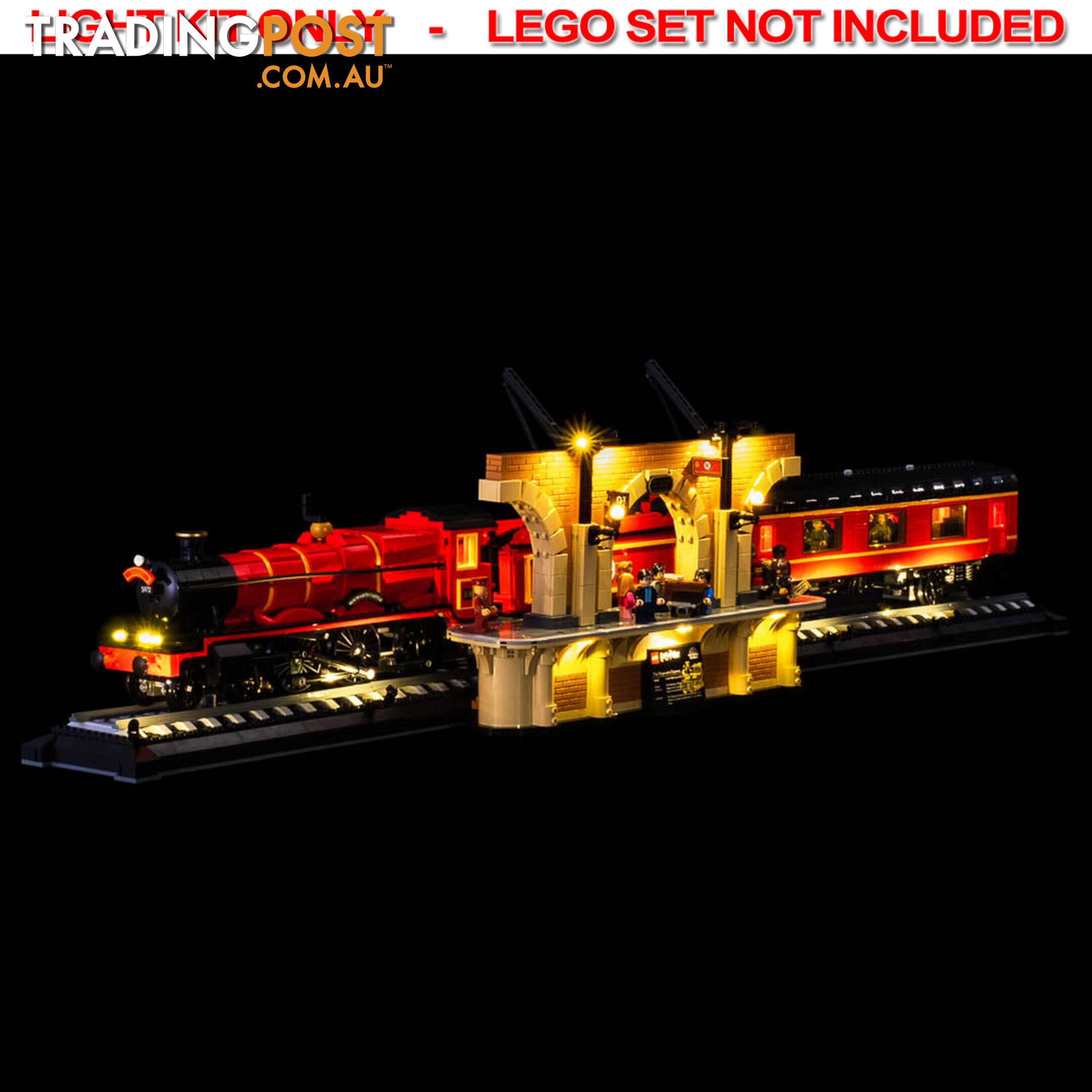 LIGHT KIT for LEGO Hogwarts Express - Collectors' Edition 76405 - Light My Bricks - 754523893518