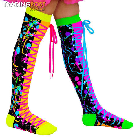 Madmia - Colour Run Socks Kids & Adults Age 6y+ - Mumm092 - 9355645000634