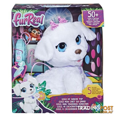 FurReal Gogo My Dancin Pup Interactive Toy Electronic Pet Dancing Toy 50+ Sounds And Reactions Ages 4 And Up  Hasbro F1971 - 5010993838981