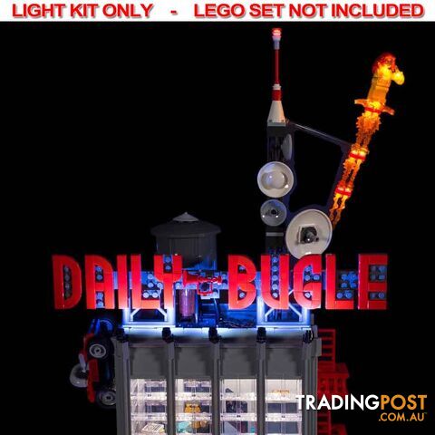 LIGHT KIT for LEGO Daily Bugle 76178 - Light My Bricks - 744109767371