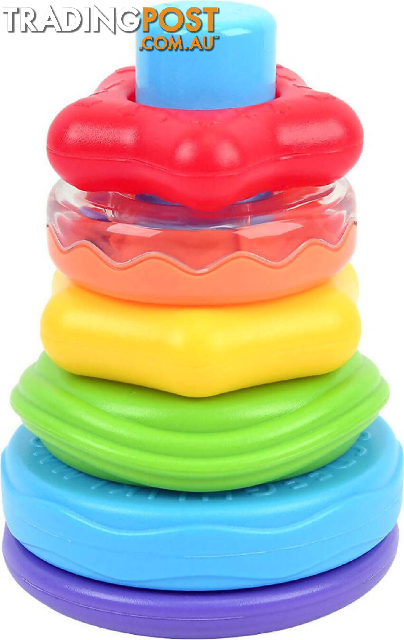 Playgo Toys Ent. Ltd. - Rocking Stacking Shapes - Art65458 - 4892401016782