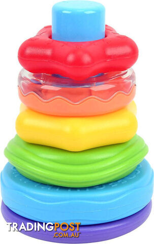 Playgo Toys Ent. Ltd. - Rocking Stacking Shapes - Art65458 - 4892401016782