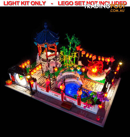 LIGHT KIT for LEGO Spring Lantern Festival 80107 - Light My Bricks - 744109767807