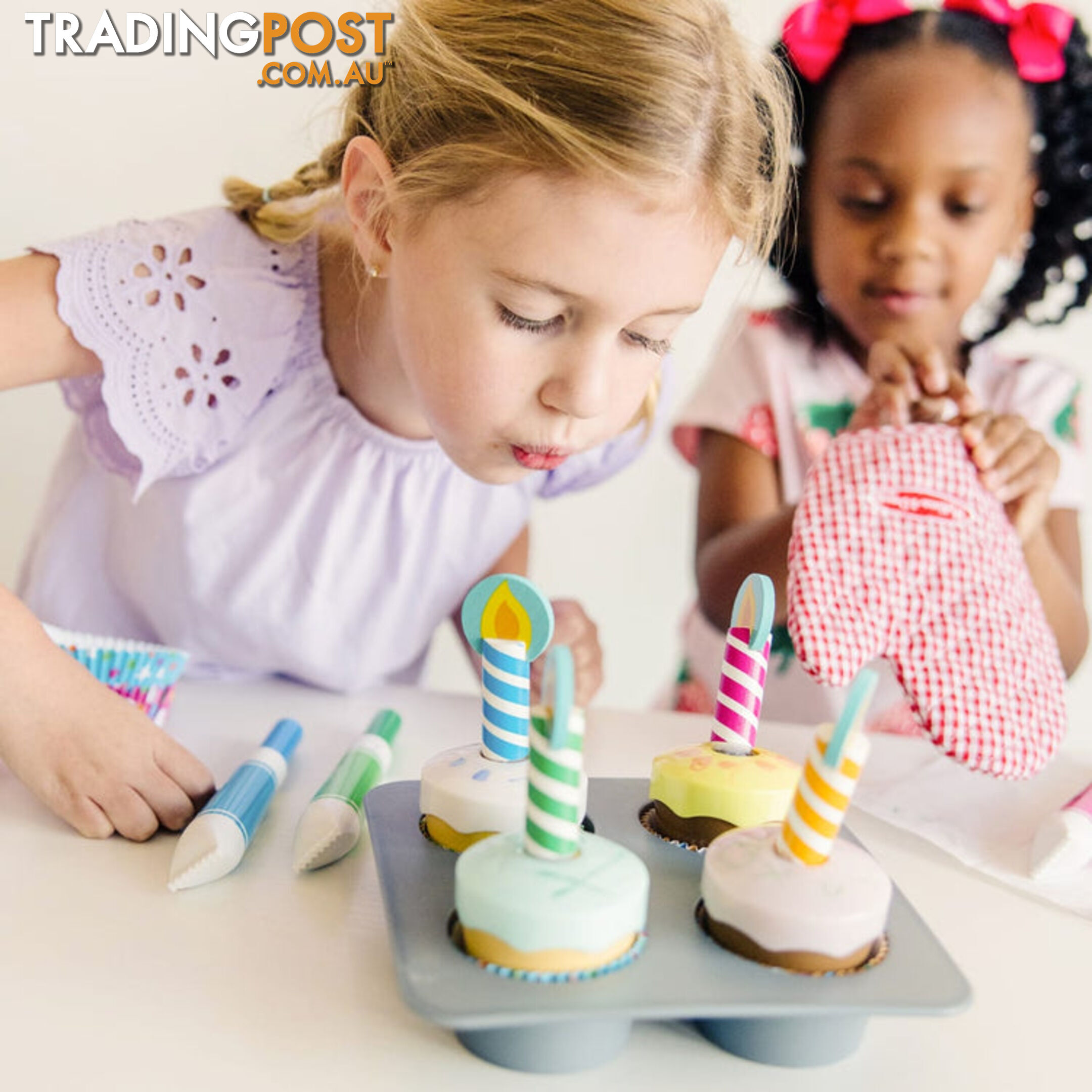 Melissa & Doug - Bake & Decorate Cupcake Set - Mdmnd4019 - 000772040198