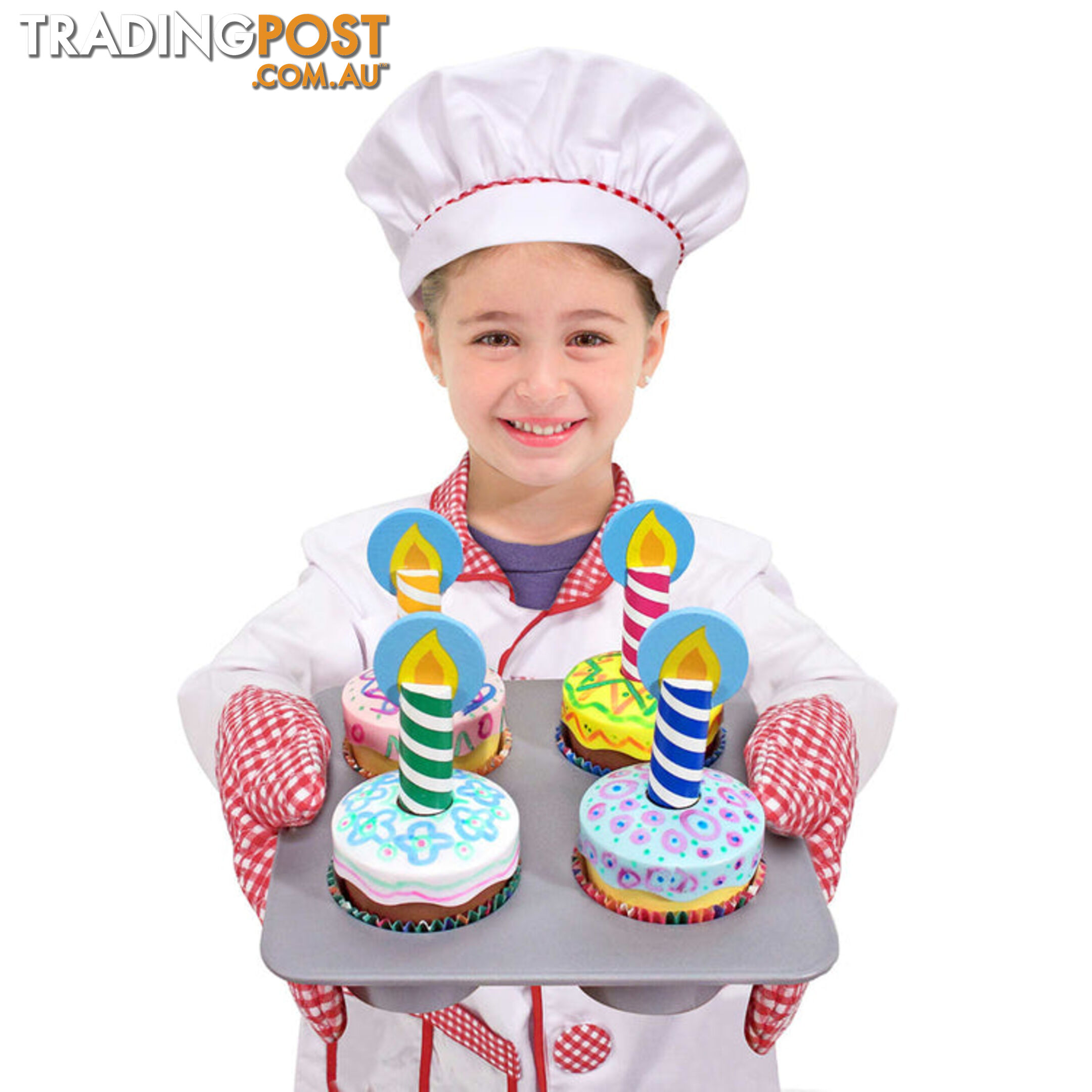 Melissa & Doug - Bake & Decorate Cupcake Set - Mdmnd4019 - 000772040198