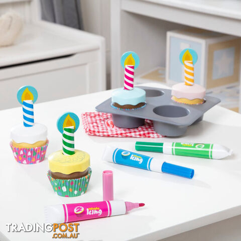 Melissa & Doug - Bake & Decorate Cupcake Set - Mdmnd4019 - 000772040198