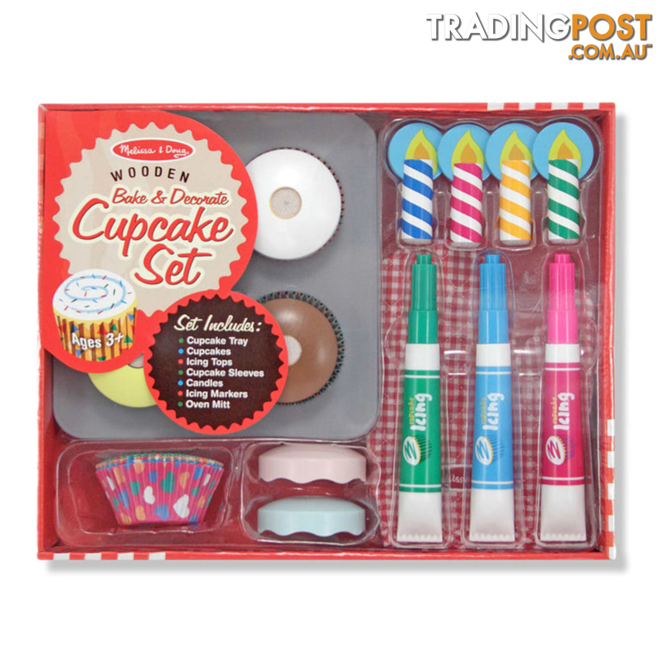 Melissa & Doug - Bake & Decorate Cupcake Set - Mdmnd4019 - 000772040198