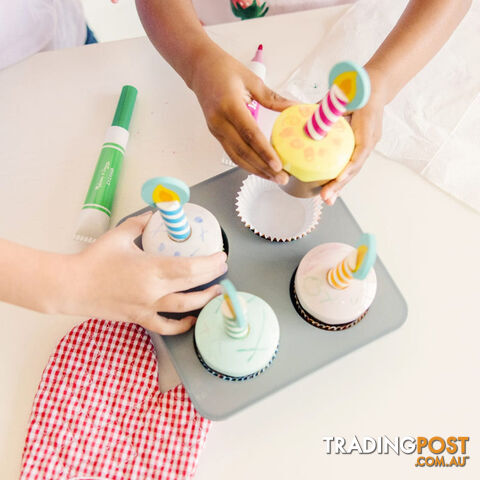 Melissa & Doug - Bake & Decorate Cupcake Set - Mdmnd4019 - 000772040198