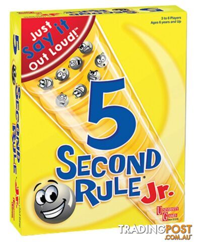 5 Second Rule Junior Party Game  - Iniversity Games - Ug01238 - 5056015000141