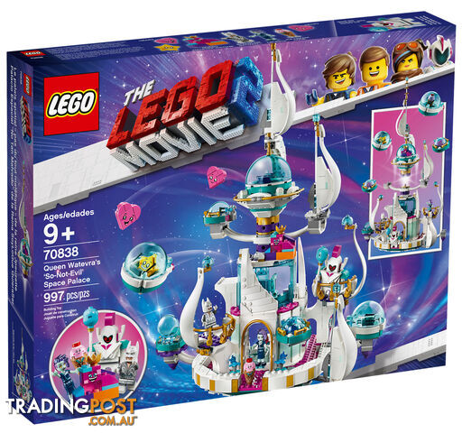 LEGO 70838 Queen Watevra's â€˜So-Not-Evil' Space Palace - THE LEGO MOVIE 2 - 5702016368215