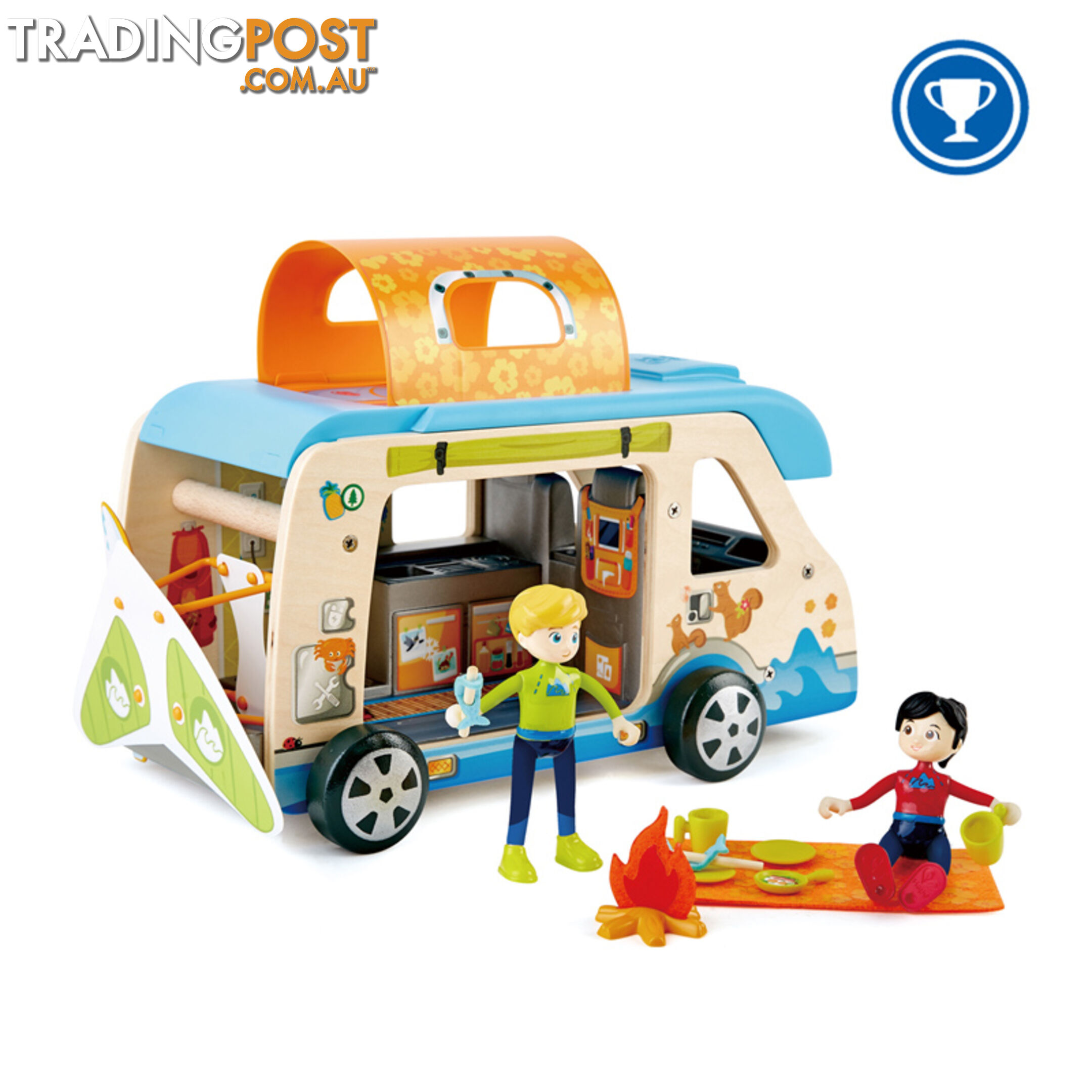 Hape -  Adventure Van - E3407 - 6943478029736