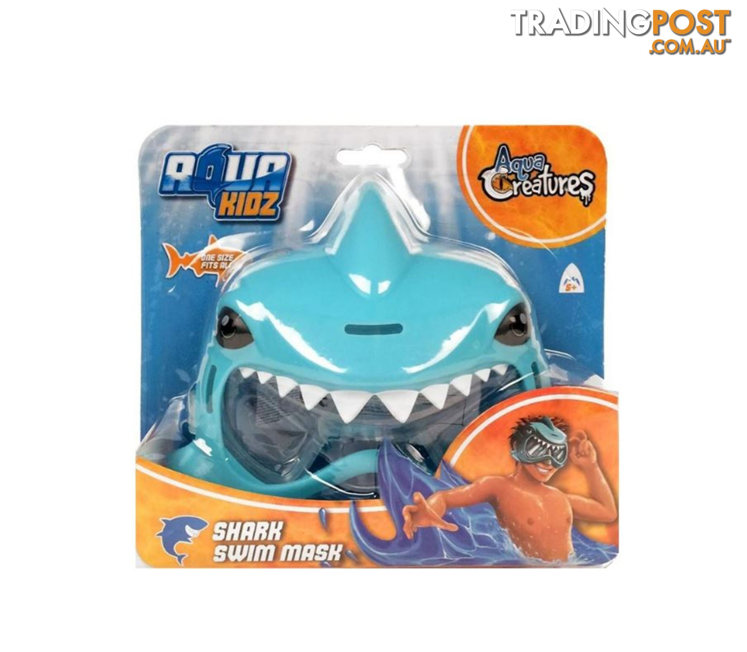 Aqua Trendz Swim Mask Blue Shark - T66220 - 8411936707383