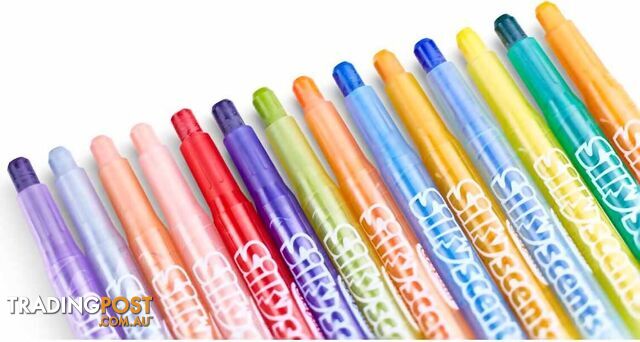 Crayola - Silly Scents Smash Ups Twistables Scented Crayons 24 Count - Bs523470 - 071662034702