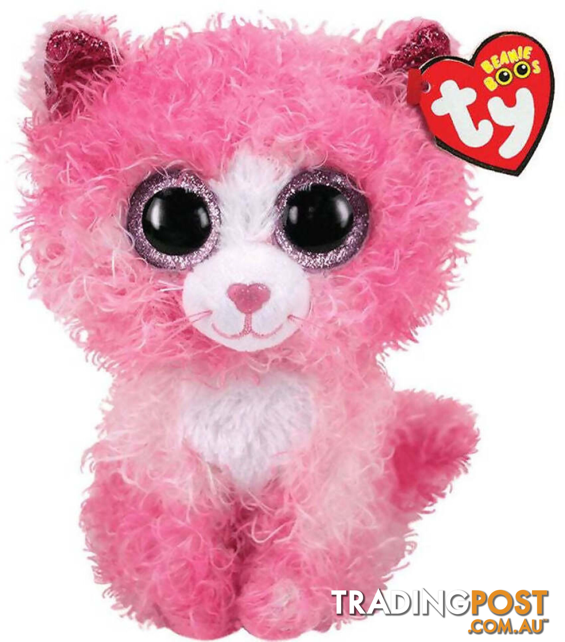 Ty - Beanie Boos - Reagan The Pink Cat Small 15cm - Bg36308 - 008421363087