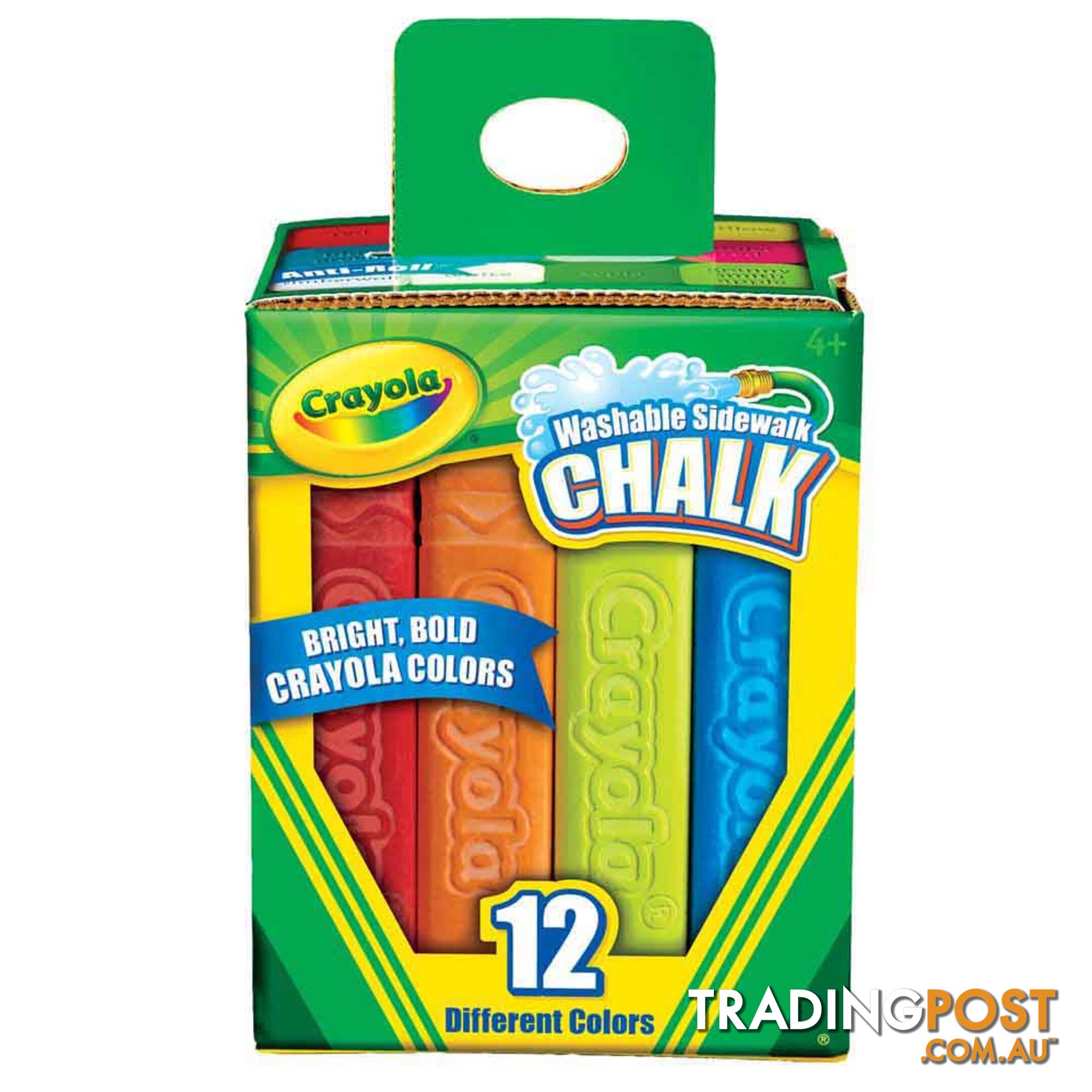 Crayola - 12 Pack Sidewalk Chalk Boxed - Bs512012 - 071662612122