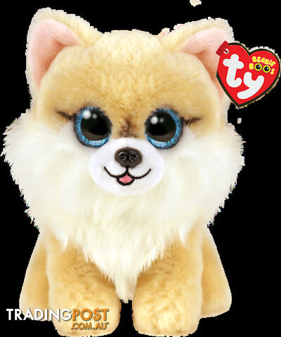 Ty - Beanie Boos - Honeycomb Tan Dog Small 15cm - Bg36571 - 008421365715