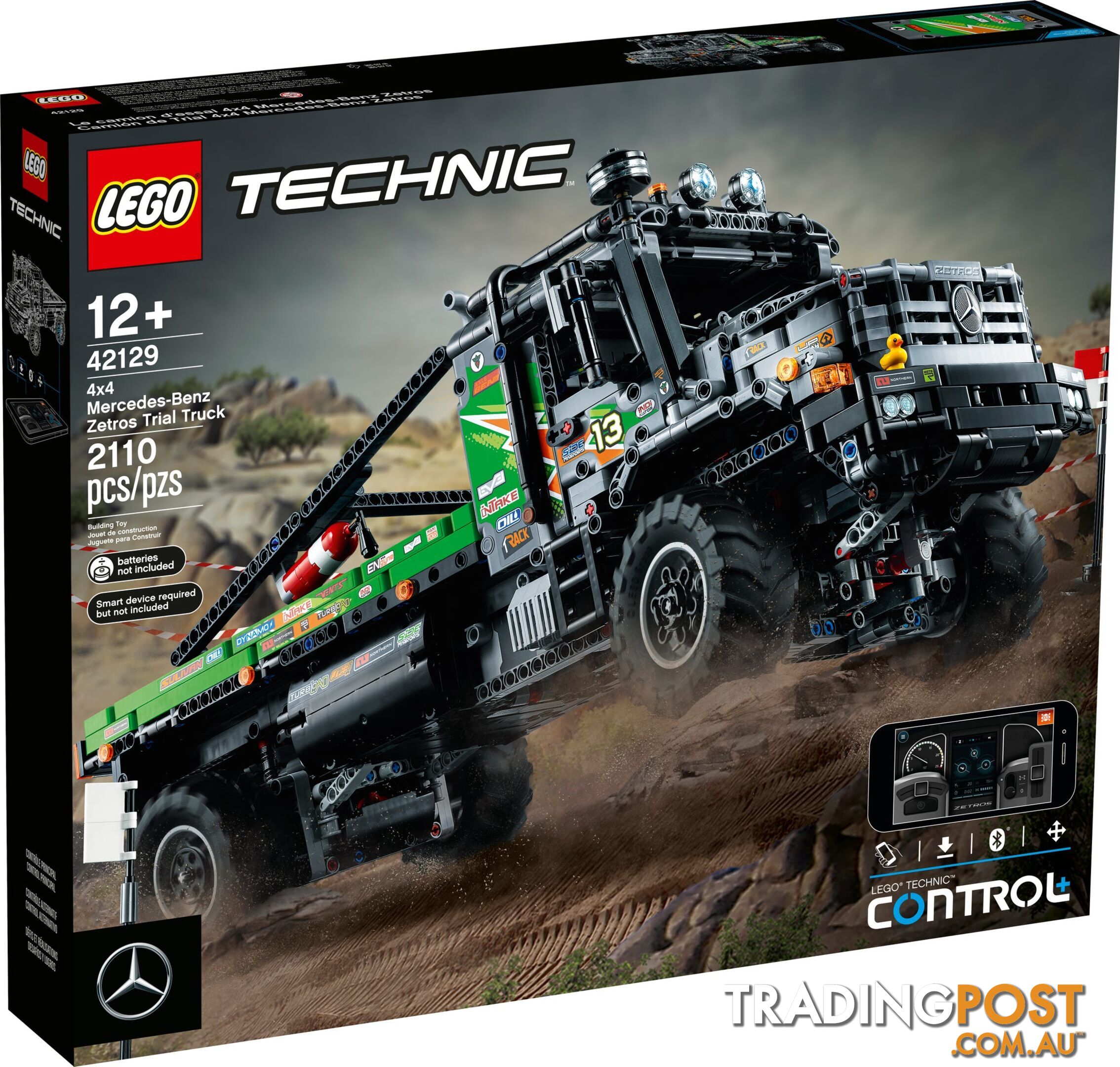 LEGO 42129 4x4 Mercedes-Benz Zetros Trial Truck - Technic - 5702016912845