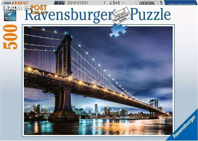 Ravensburger - Ny City Never Slee Jigsaw Puzzle 500pc - Mdrb16589 - 4005556165896