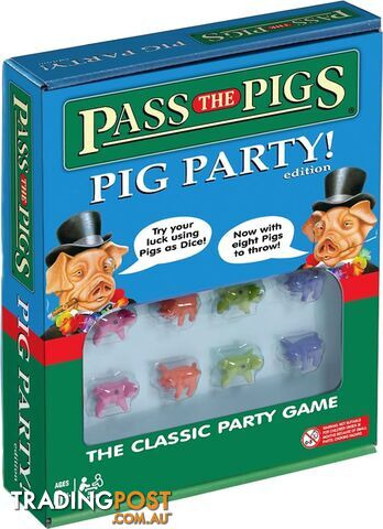 Pass The Pig Party Edition - Winning Moves - Jdwma011496 - 714043011496
