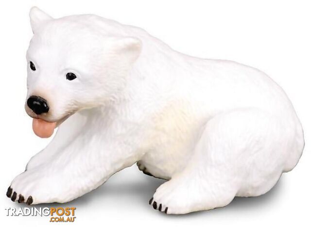 CollectA - Polar Bear Cub Sitting Figurine - Rpco88216 - 4892900882161