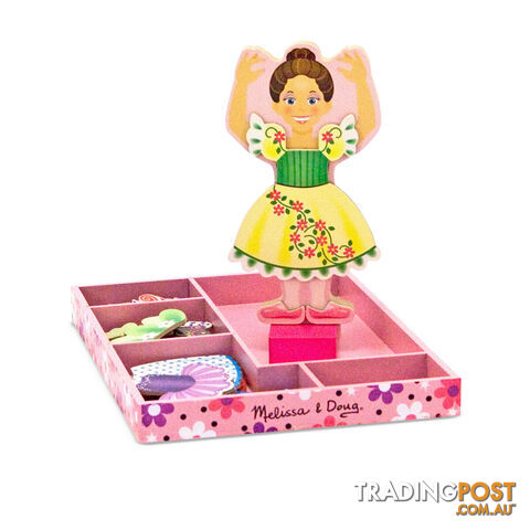 Melissa & Doug - Nina Ballerina Magnetic Dress-up Set   Mdmnd3554 - 000772035545