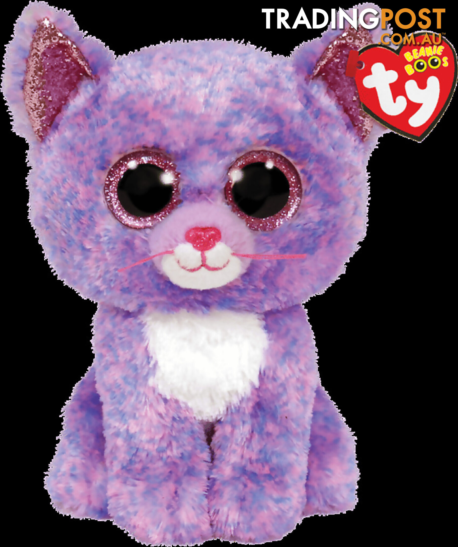 Ty - Beanie Boos - Cassidy Lavender Cat Small 15cm - Bg36248 - 008421362486