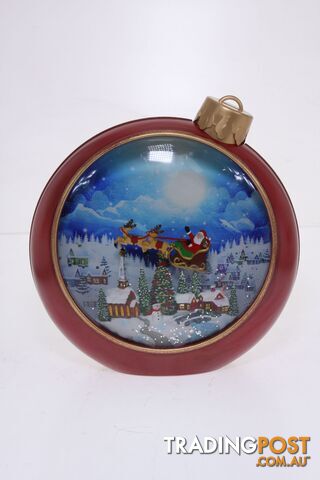 Cotton Candy - Xmas Red Bauble Lantern Santa Sleigh - Ccxac421 - 9353468016733