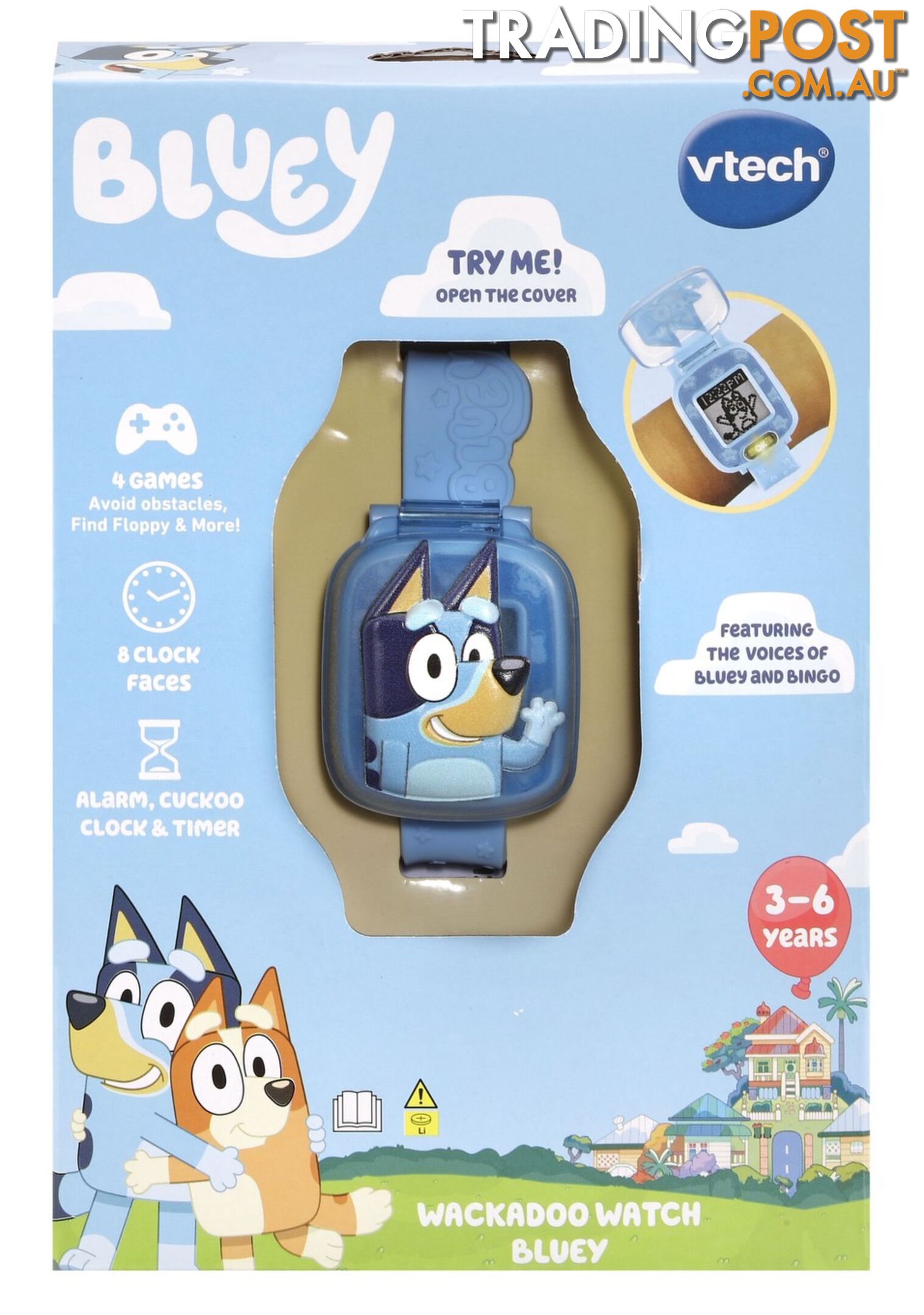 Vtech - Wackadoo Watch Bluey - - Tn80554503006 - 3417765545030