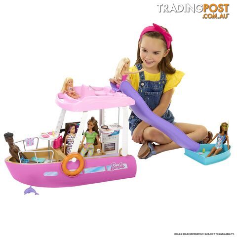 Barbie Dream Boat Playset With Pool Slide And 20+ Accessories - Mahjv37 - 194735095100
