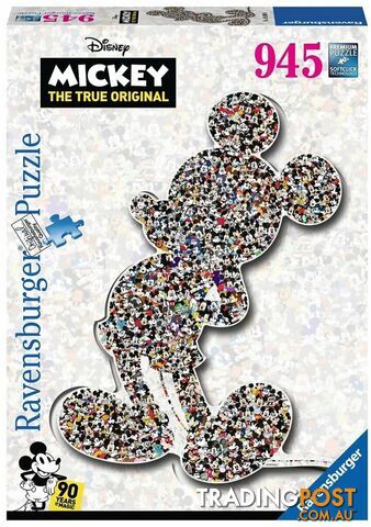 Ravensburger - Disney Mickey Mouse Shaped Jigsaw Puzzle 937pc - Mdrb16099 - 4005556160990