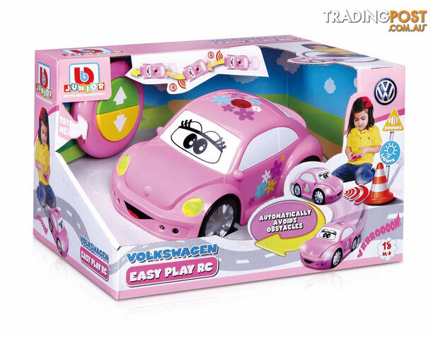 Bburago Baby Junior Easy Play Rc Beetle Volkswagen Pink - Zi44292003 - 4893998920032