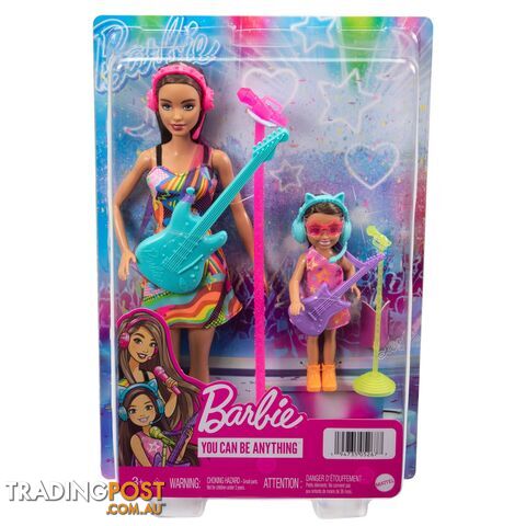 Barbie Pop Star Sisters - Hgm61 - 194735052677