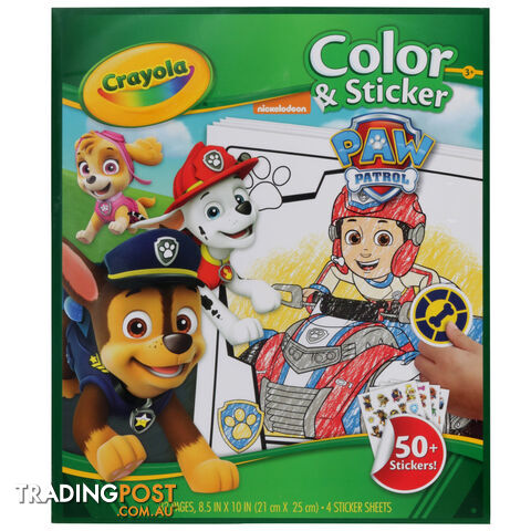 Crayola - Color & Sticker Pawpat - Bs046920 - 71662469207