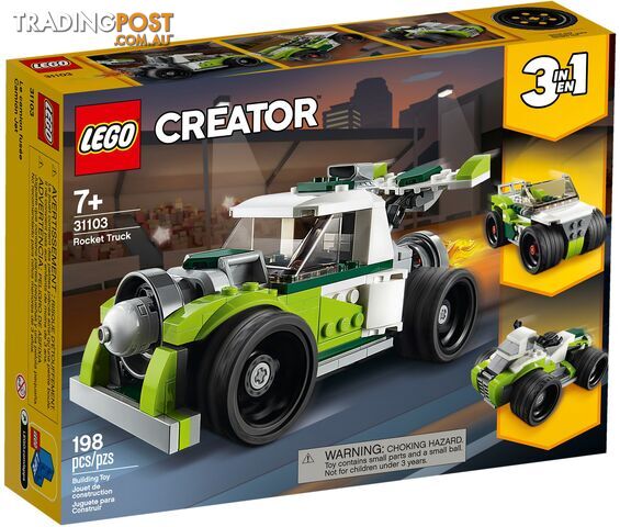 LEGO 31103 Rocket Truck  - Creator  3-in-1 - 5702016616293