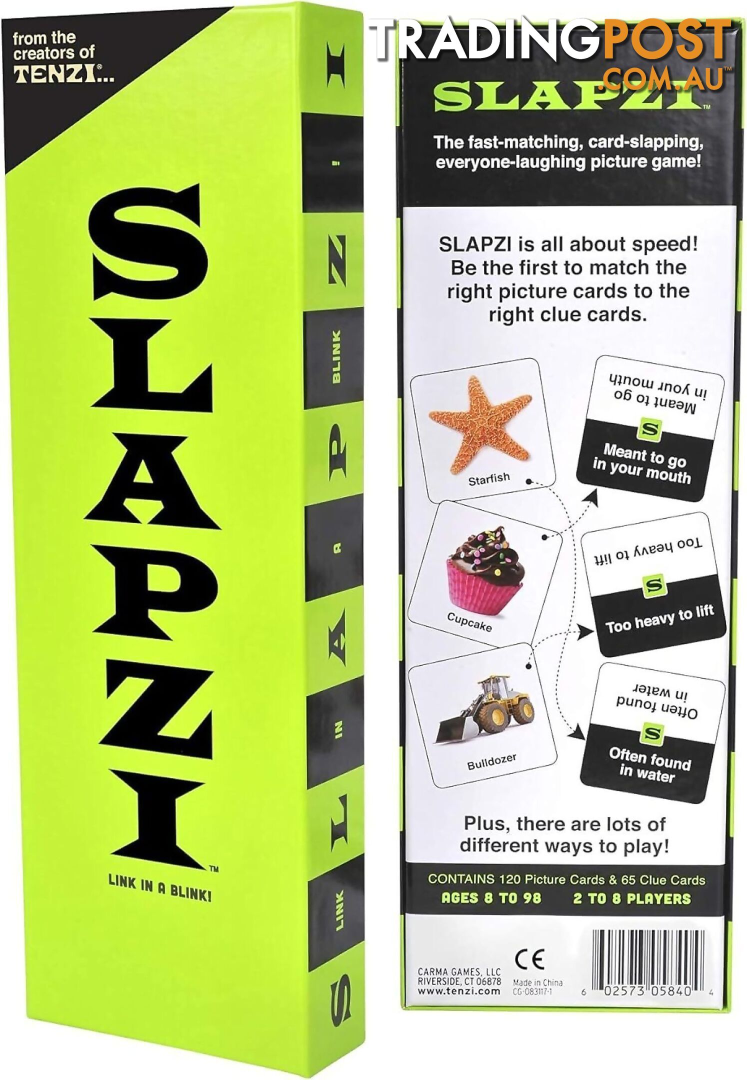 Tenzi - Slapzi Card Matching Game - Dztslap - 602573058404