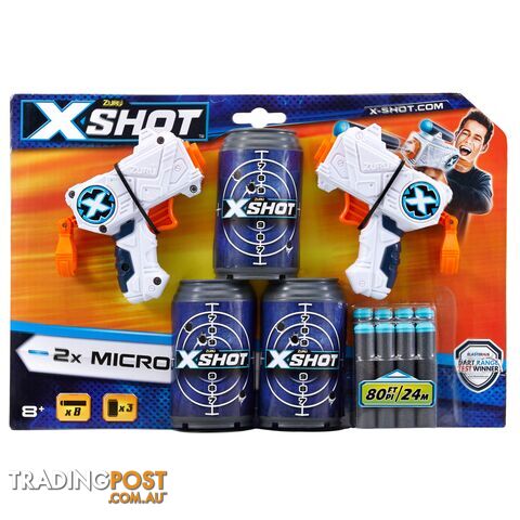 Zuru X-shot 2x Micro Dart Blasters Azazt3621 - 845218008321
