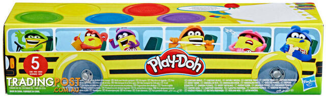 Play-doh - School Bus Back To School 5 Pack - Hbf7368as01 - 195166218601
