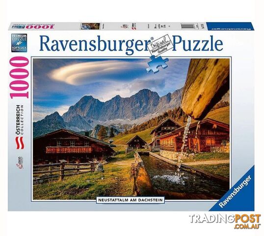 Ravensburger - Neustattalm Dachstein Mountains Jigsaw Puzzle 1000 Pieces - Mdrb17173 - 4005556171736