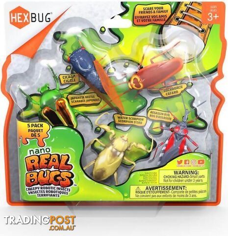 Hexbug - Nano Real Bugs 5 Pack - Si6068919 - 807648076769