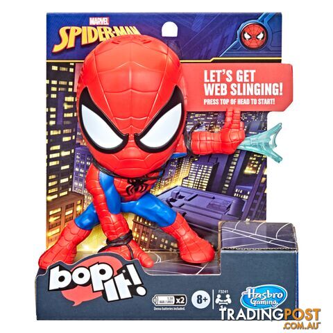 Bop It Spiderman Sequence Game Hbf32410000 - 195166143132