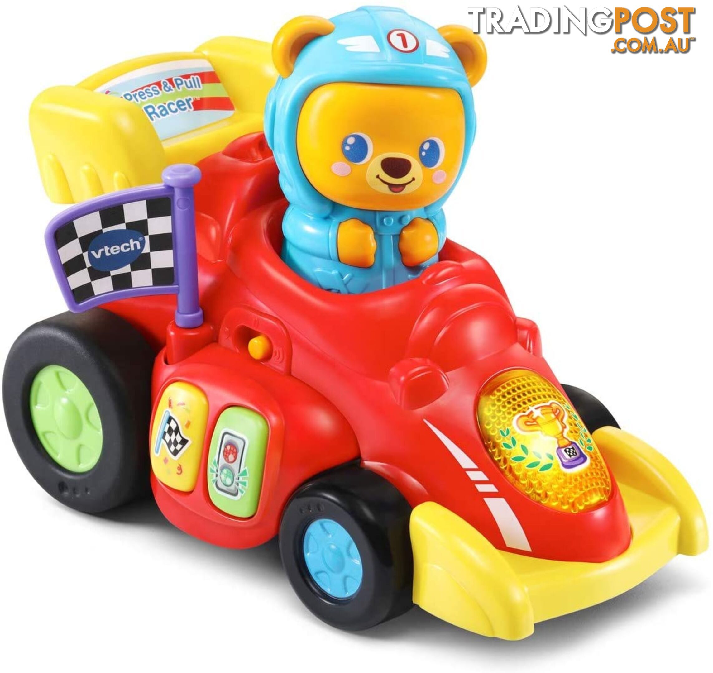 Vtech - Race-along Bear Baby Toy Car Vtech Tn80528403 - 3417765284038