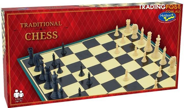 Chess Set Game Holdson - Solid Pieces - Jdhol013791 - 9414131013791