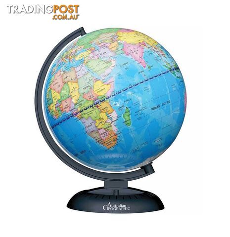 Australian Geographic - Nightlight Globe 20cm - Mdagdsgg200l - 9340816012257