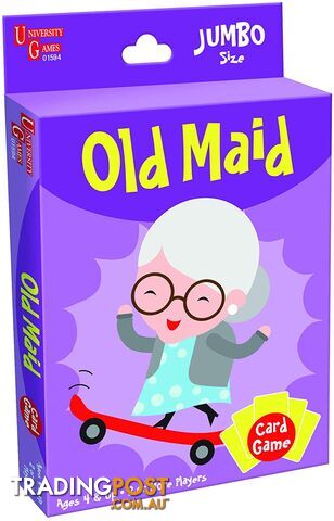 Old Maid Card Game Jumbo Size - University Games Ug01594 - 794764015942
